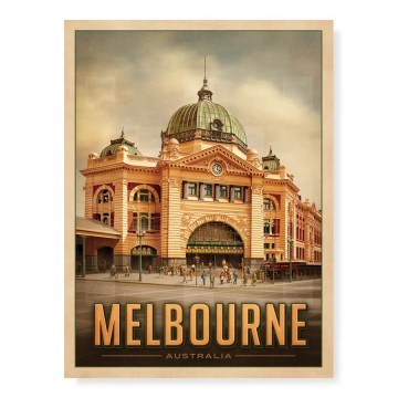 Art Print | Flinders Street Station Melbourne | Portrait